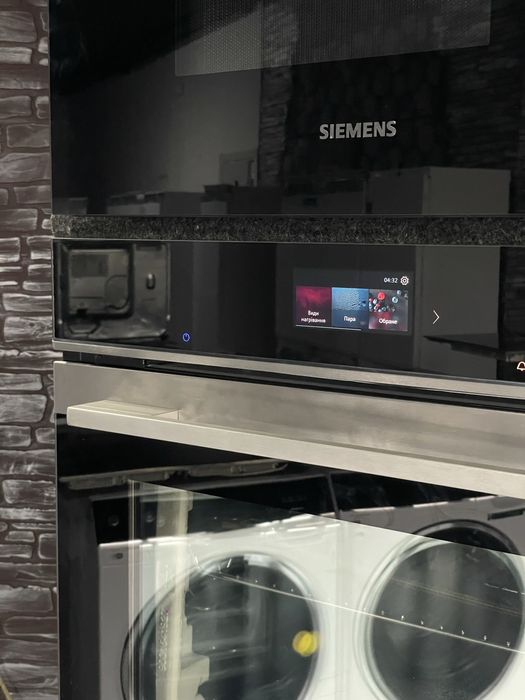 2025рік!Комплект Духова шафа з пароваркою+Мікрохвильовка Siemens Новий