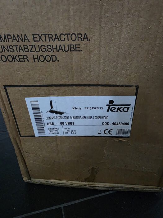 Exaustor Teka DBB 60 NOVO EM CAIXA (Nunca Usado)