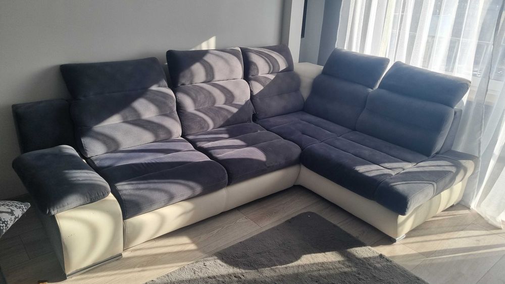 Kanapa narożnik z funkcją spania