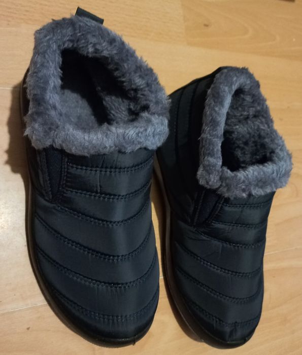 Черевики зимові темно-синього  кольору