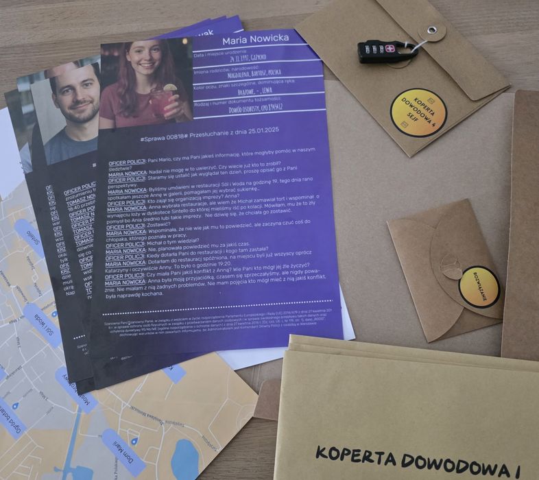 Inspektor Czajka. Przerwany urlop. Gra detektywistyczna