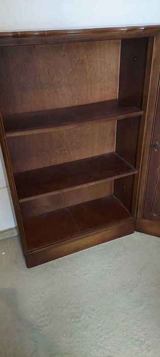 regal chippendale biblioteczka narożna narożnik Kątnik szafka ludwik