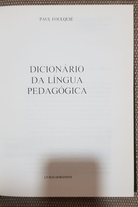 Dicionário da Língua pedagógica