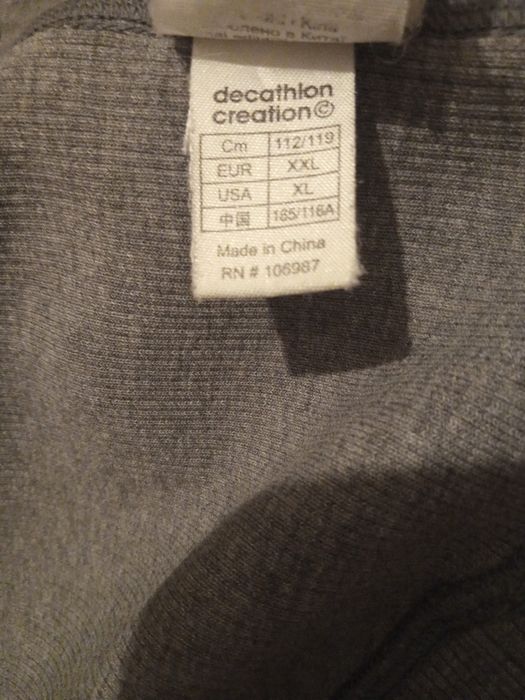 Bluza XXL Decathlon szara