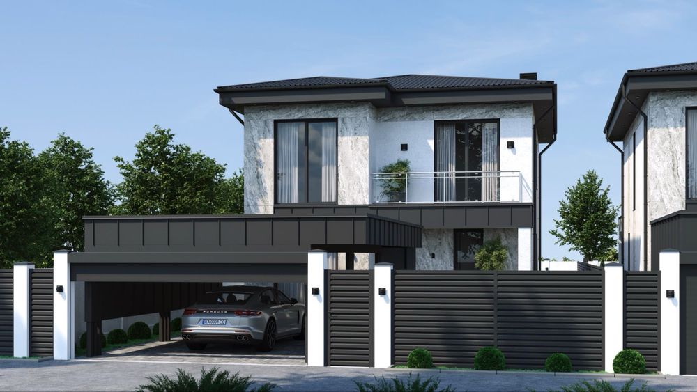 Дом с террасой и автонавесом‼️Червоный Хутор‼️Дайберг