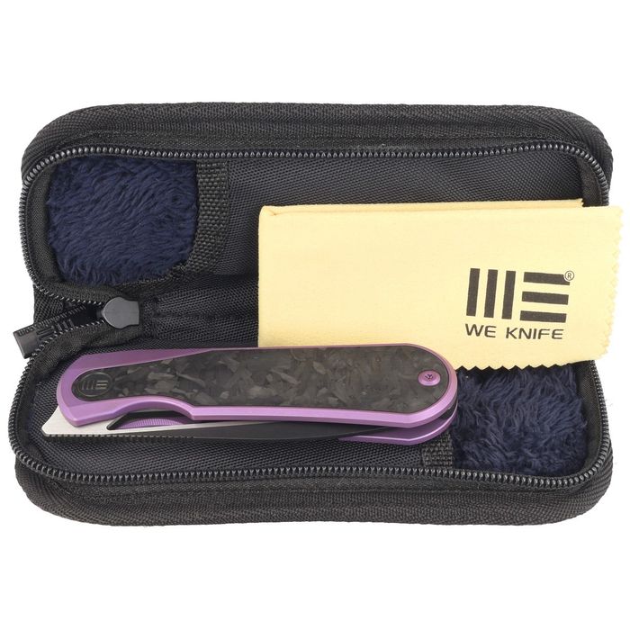 Nóż składany WE Knife Baloo Purple Titanium / Shredded (WE21033-3)