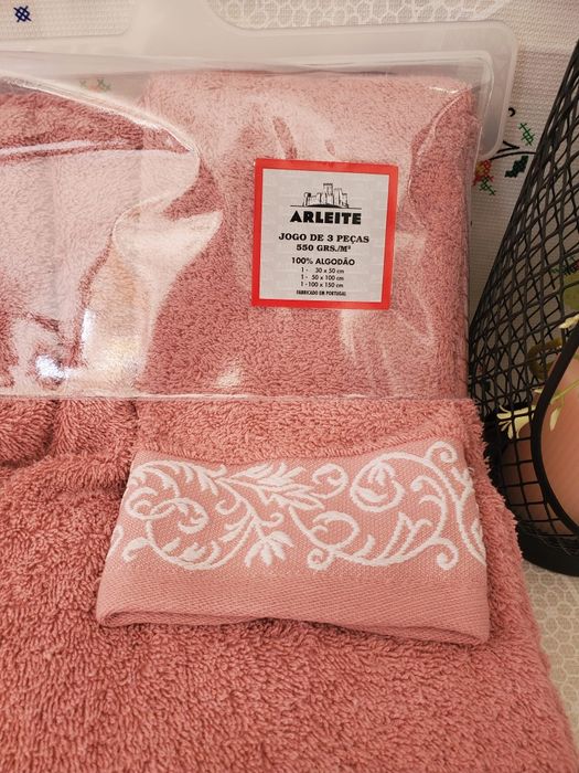 Jogo de Banho 3 Toalhas Algodão