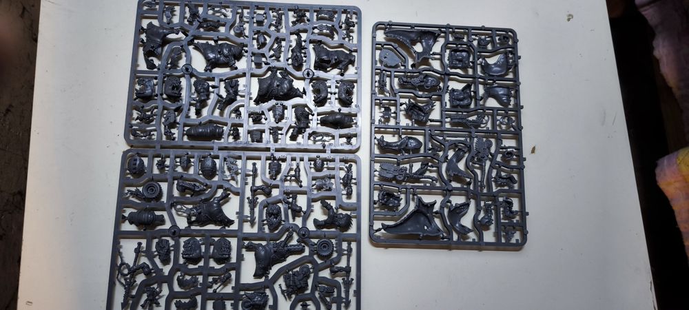 Warhammer 40000 Armageddon Orks, Beast Snagga Boys, Squighogi - wypraska