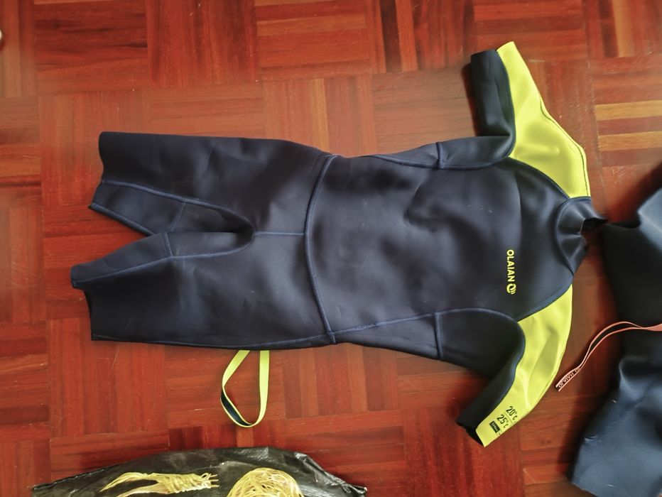 Fato neoprene térmico criança 10 anos