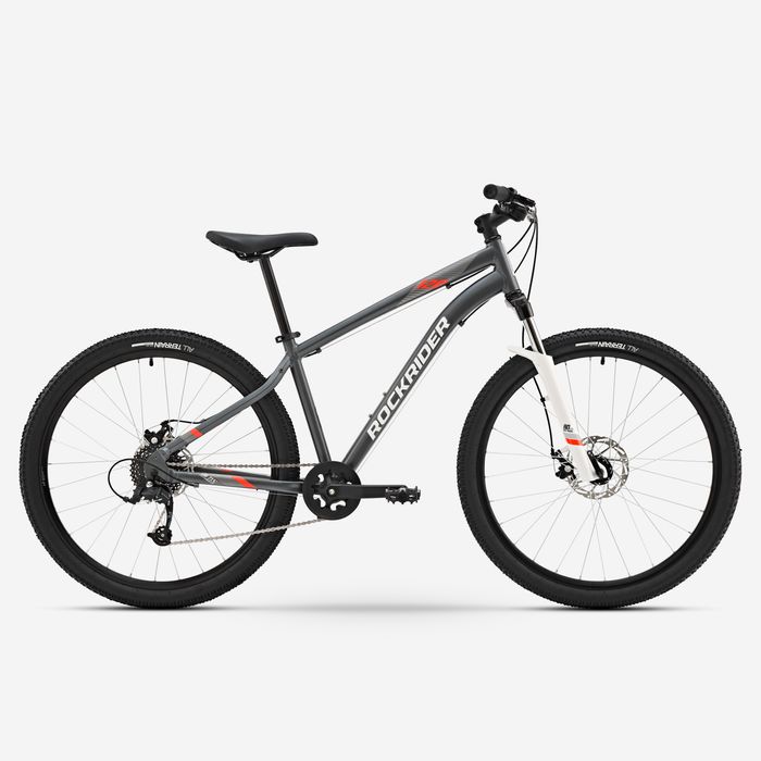 BICICLETA BTT DE PASSEIO ST 120 27,5" CINZENTO/LARANJA