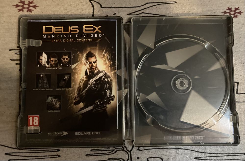 Steelbook do gry deus ex rozłam ludzkości (Sam Steelbook)