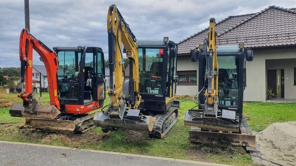 Minikoparka wynajem wozidło