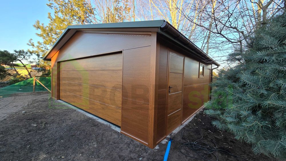 Garaż ocieplany 7X6 z płyty warstwowej PIR6cm MONTAŻ CAŁY KRAJ