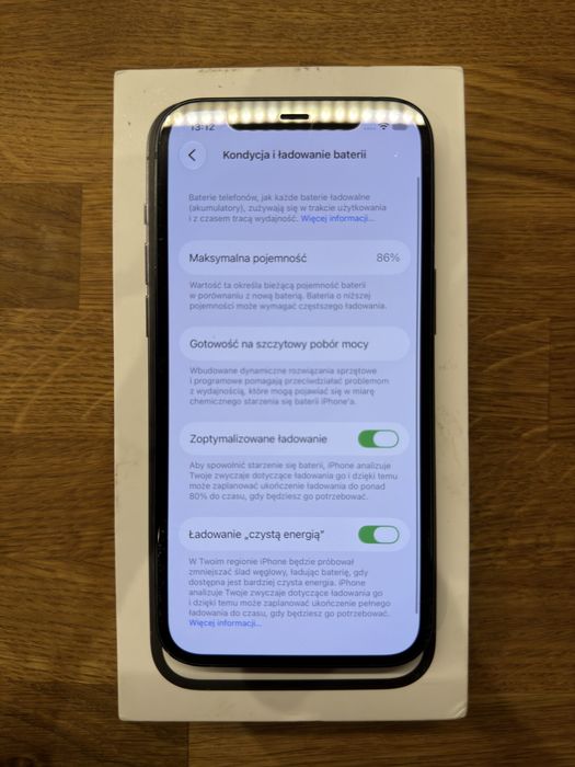 iPhone 12 64GB 86% baterii