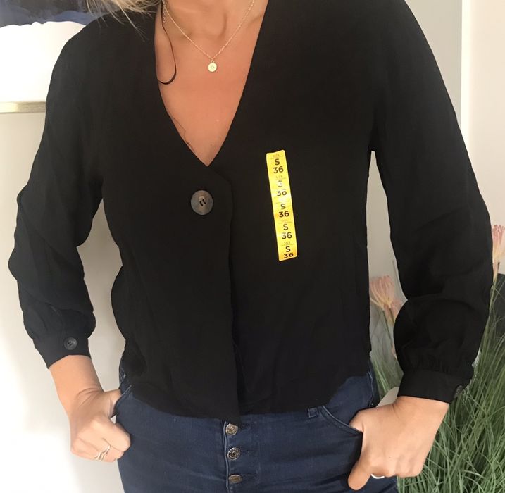 Nowa bluzka z wiskozy Pull&Bear, S/36