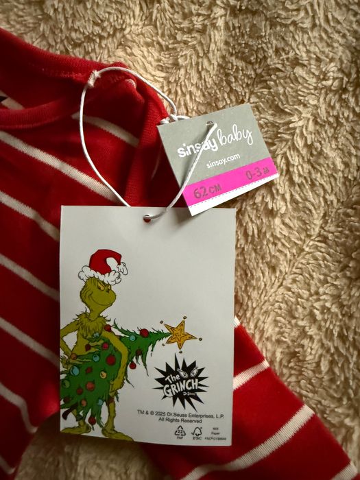 Дитяче новорічне боді, 62 р