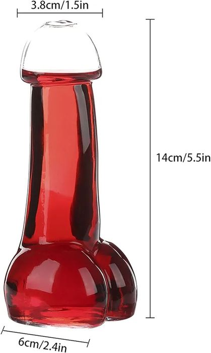 2 copos vidro Despedida de solteiro, São Valentim ou festas eróticas