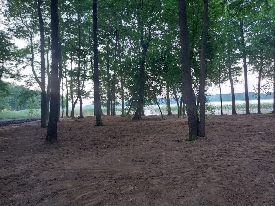 Roboty ziemne Koparko ładowarka wycinka wynajem prace ziemne melioracj