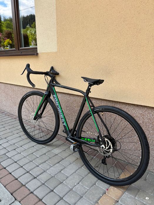 NOWY Rower gravel FONDRIEST Raptor 1.0 M22 męski Czarno-zielony