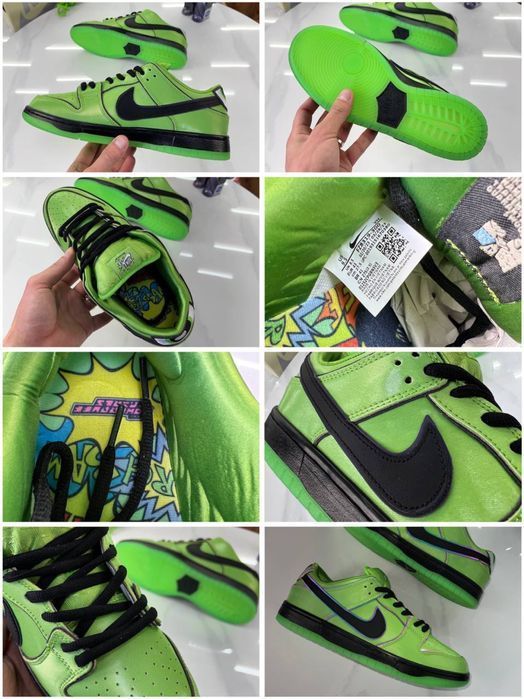 Кросівки Nike SB Dunk Low Blue x Pink x Green