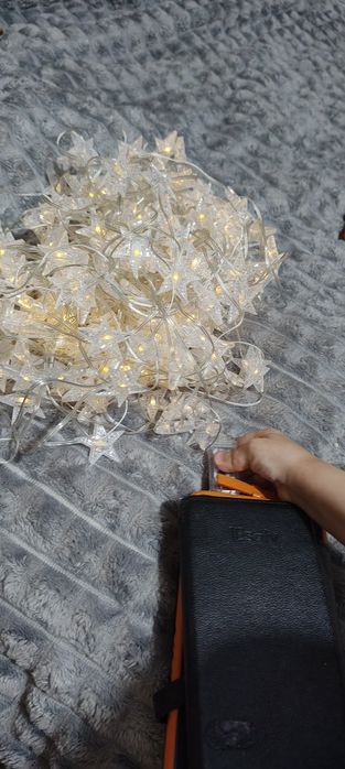 Гірлянда штора зірочки