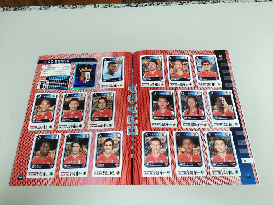 Caderneta de Futebol Champions League 2010/2011 Completa como NOVA