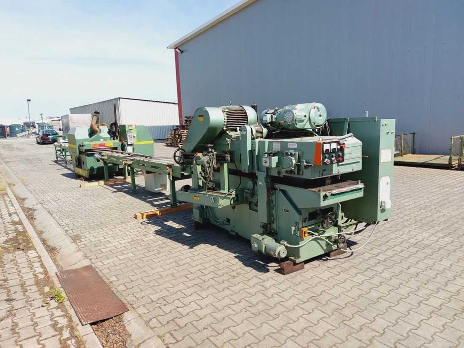 Potężna Strugarka dwustronna pod duże obciążenia ,wały spiralne