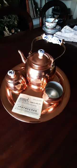 Serviço de Chá Novo em Cobre