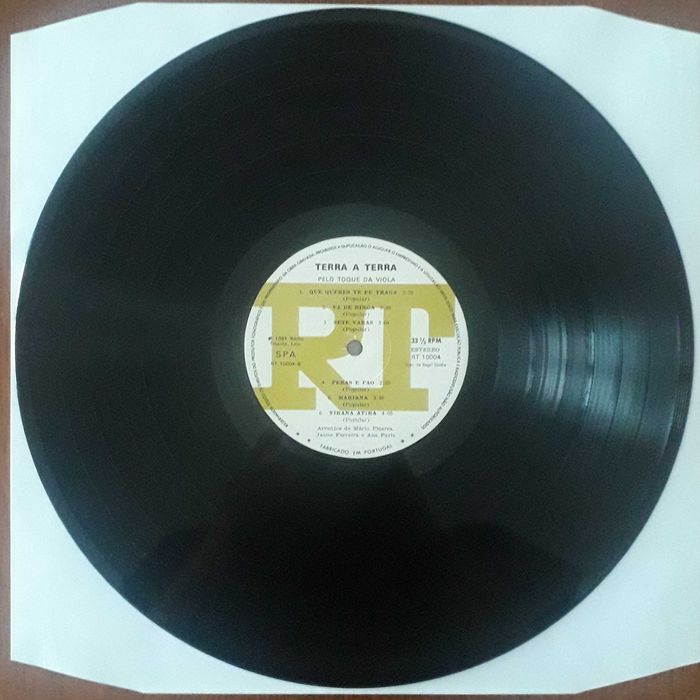 Terra a terra disco de vinil "Pelo toque da viola"