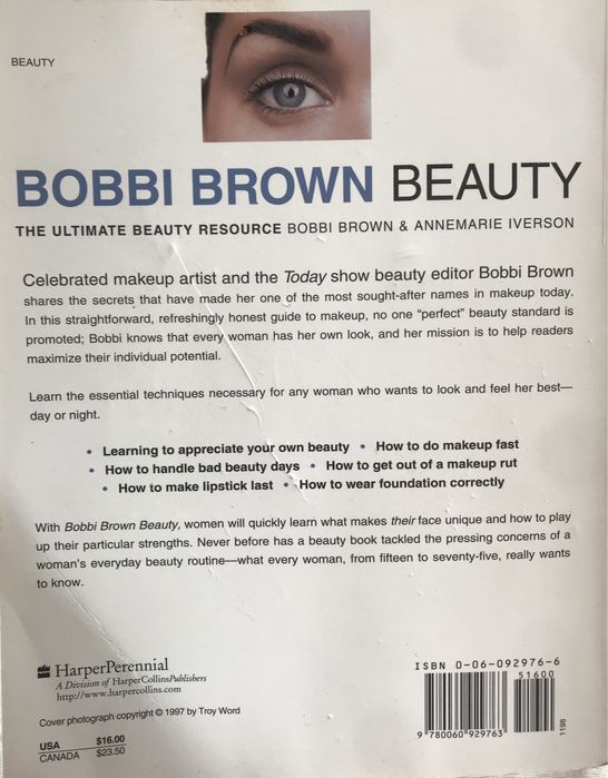 Cosmetica maquilhagem Livro cosmetica beleza Bobbi Brown Beauty