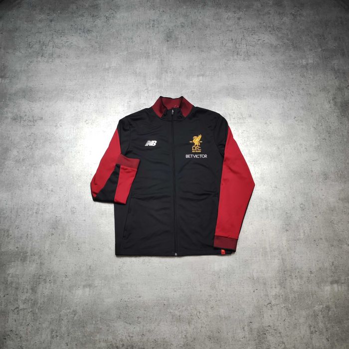 MĘSKA PREMIUM Bluza Rozpinana Sport Piłka Nożna New Balance Liverpool FC