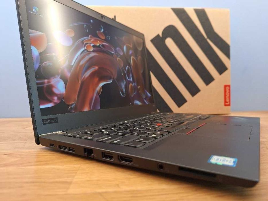 Lenovo ThinkPad T480s i5-8350U 16GB DDR4 256GB M.2 Win11 Pro Dotyk