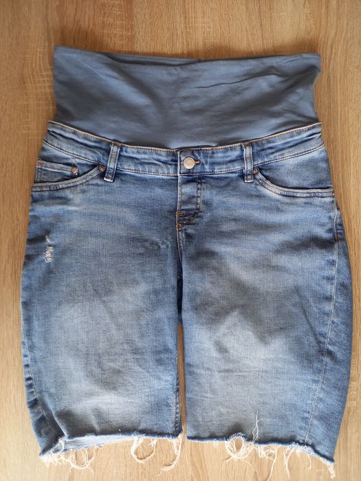 Jeansowe spodenki ciążowe rozm. M H&M