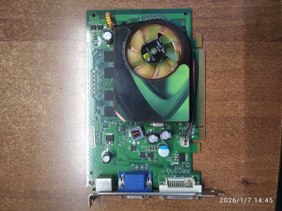 Відео карта.NVIDIA GeForce 8600 G
 512 МБ DDR2