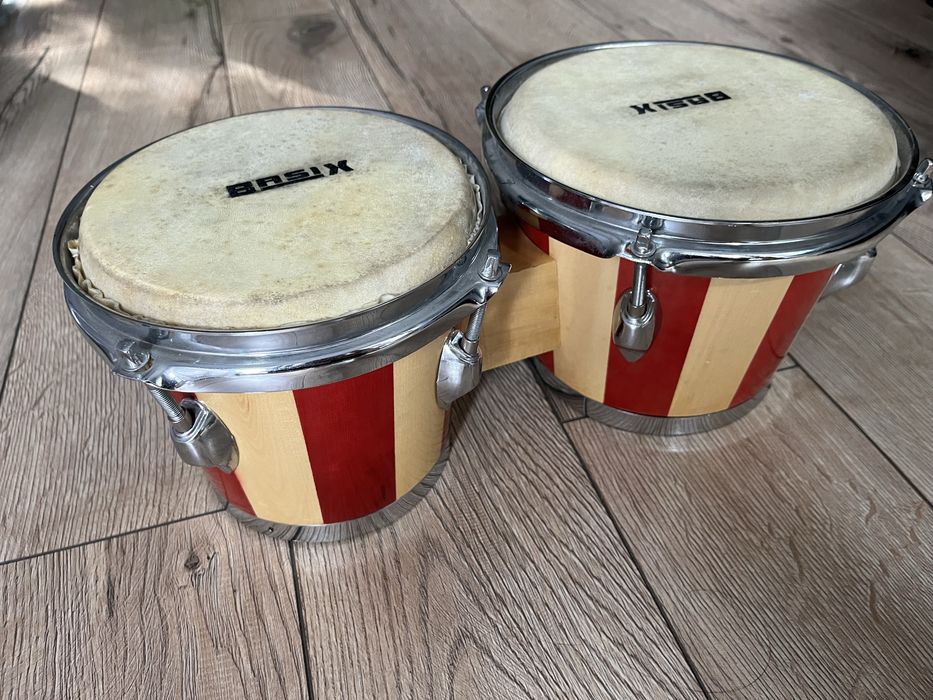 Zestaw 2x bangos bongos bębny bębenki Basix
