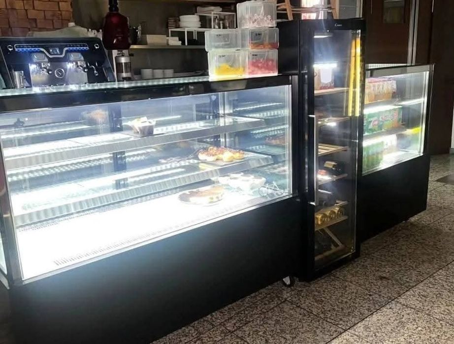 Vitrines panorâmicas refrigeradas