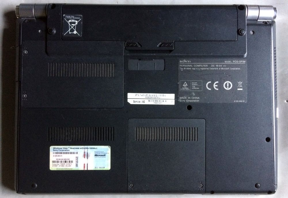 PEÇAS - Sony Vaio VGN-SR29VN (PCG-5P1M)