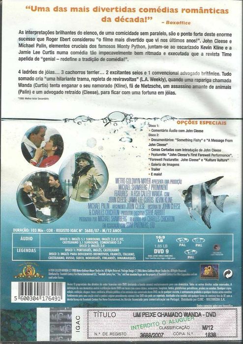 Um Peixe Chamado Wanda (edição especial 2 DVD) (1988)