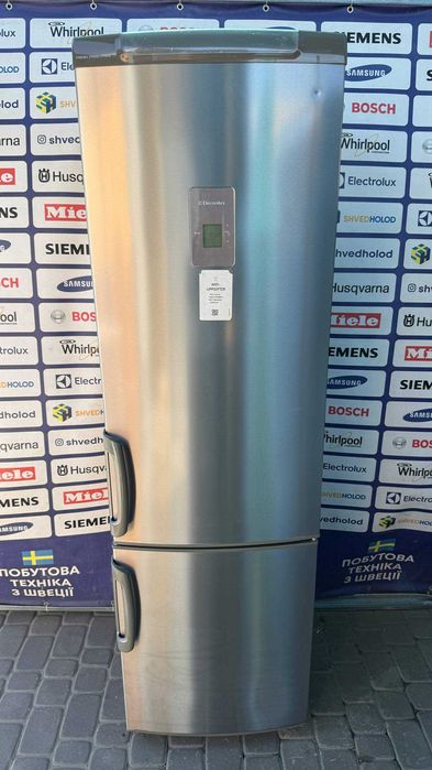 Холодильник б/в Electrolux Розмір: 200/60/60 Металік No Frost #07582