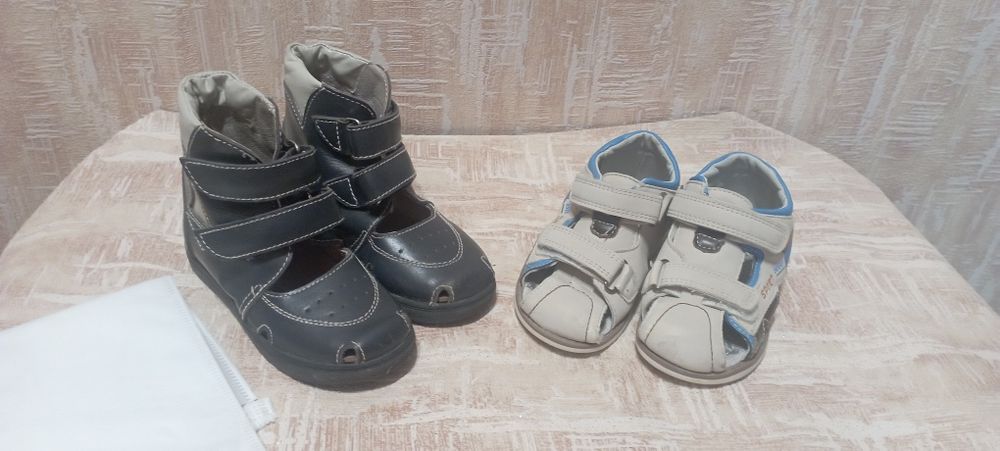 Ортопедичні босоніжки босоножки 25 26 27 р шкіра