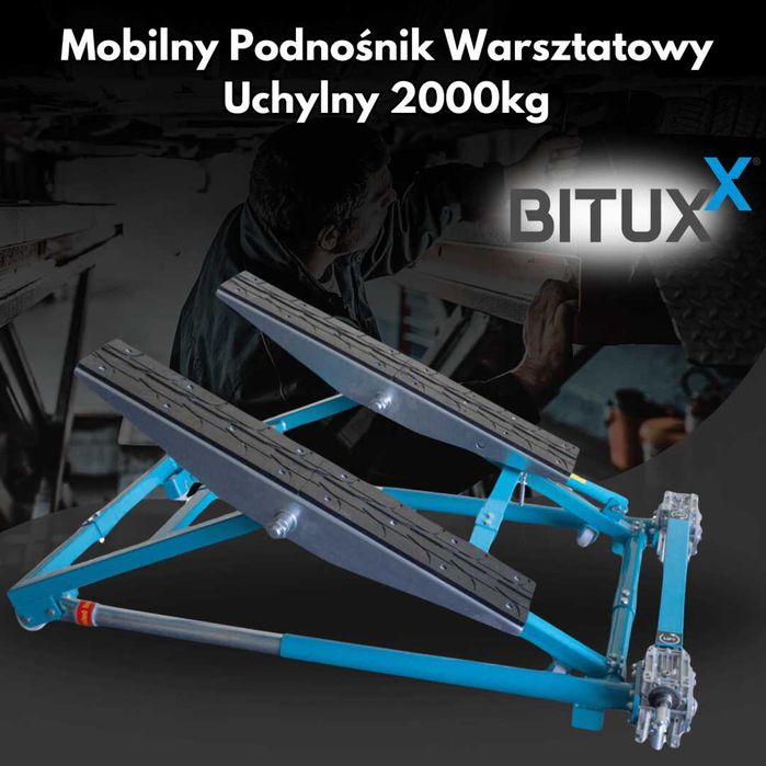 Mobilny Podnośnik Samochodowy Wahadłowy 2000KG Regulowany Wysyłka