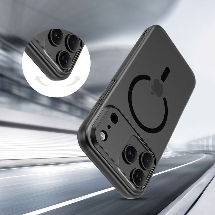 Tech-Protect magslim MagSafe iPhone 17 Pro Max matte/black