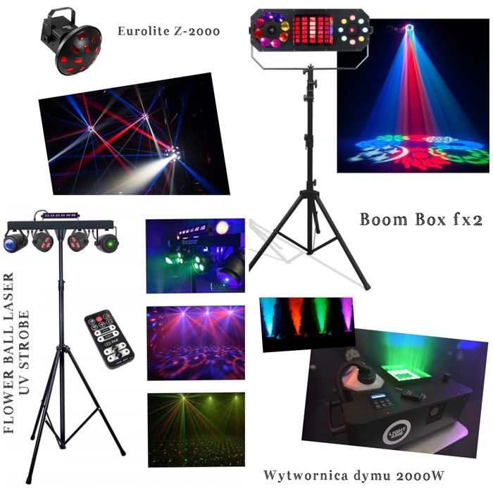 JBL partybox 1000, JBL encore, głośniki, oświetlenie , wytwornica dymu