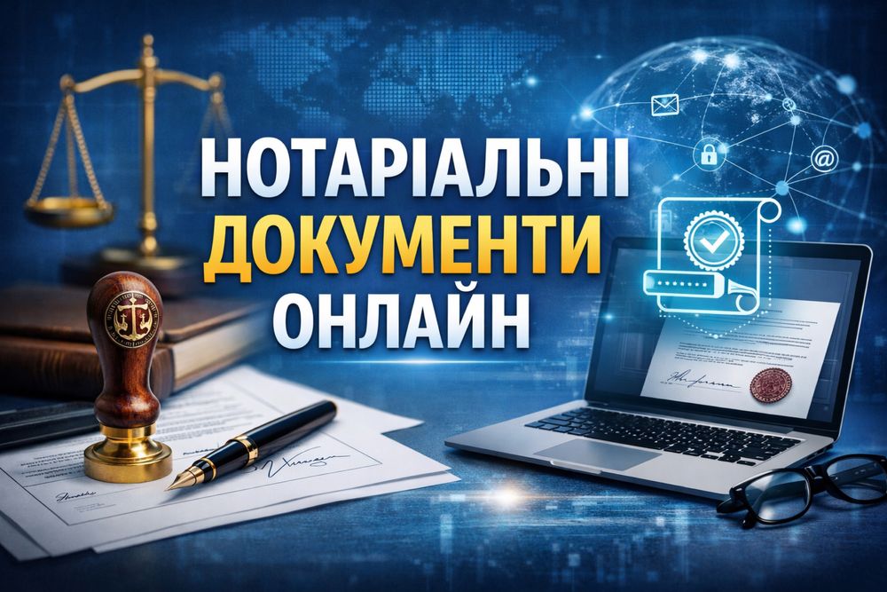 Довіреність, заява, спадщина, дарування,  проєкти нотаріальних документів