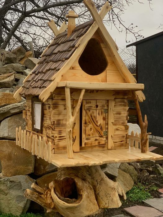 Домик будинок для кота кошки когтеточка