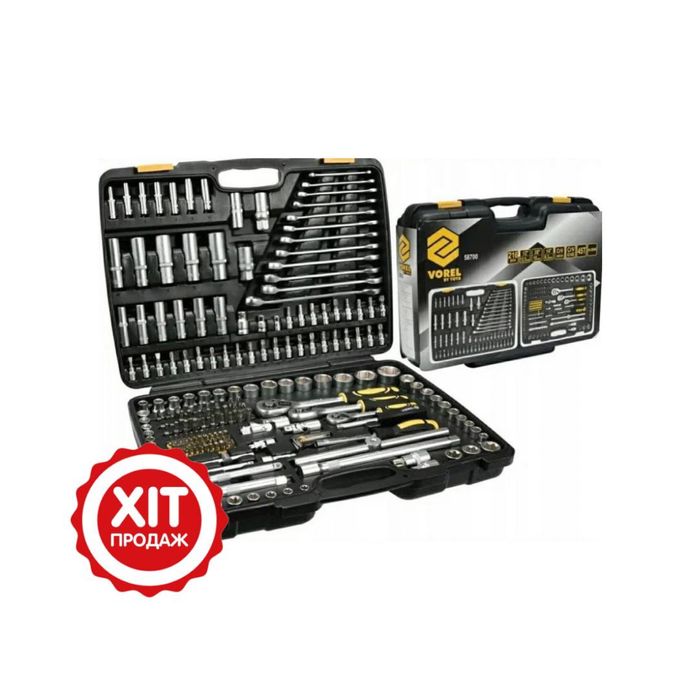 Набір інструментів Vorel  216 предметів / Yato  / Набір ключів Польща