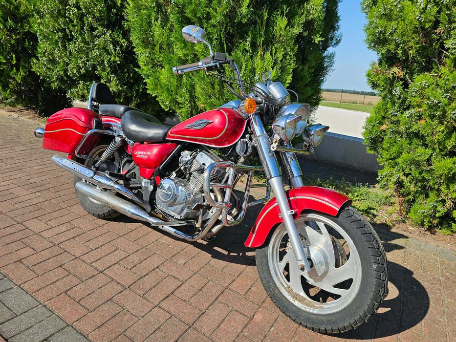 Jinlun 125, duży chopper,kat B,A1,gmole, do jazdy,8tys km
