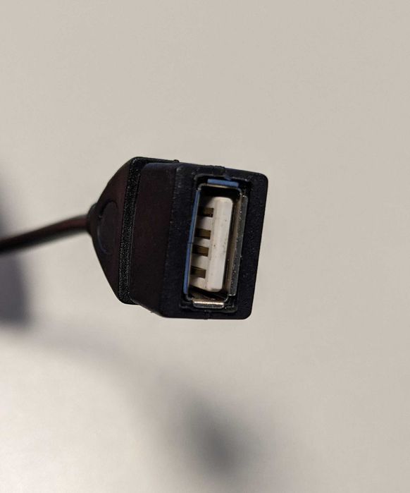 Cabo Adaptador Micro USB (Macho) - USB-A 2.0 (Fêmea) NOVO
