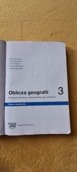 Oblicza geografii 3 podręcznik dla liceum i technikum