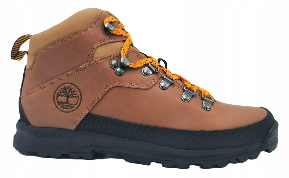 Buty Zimowe Męskie Timberland World Hiker Brązowe Rozmiar 42
